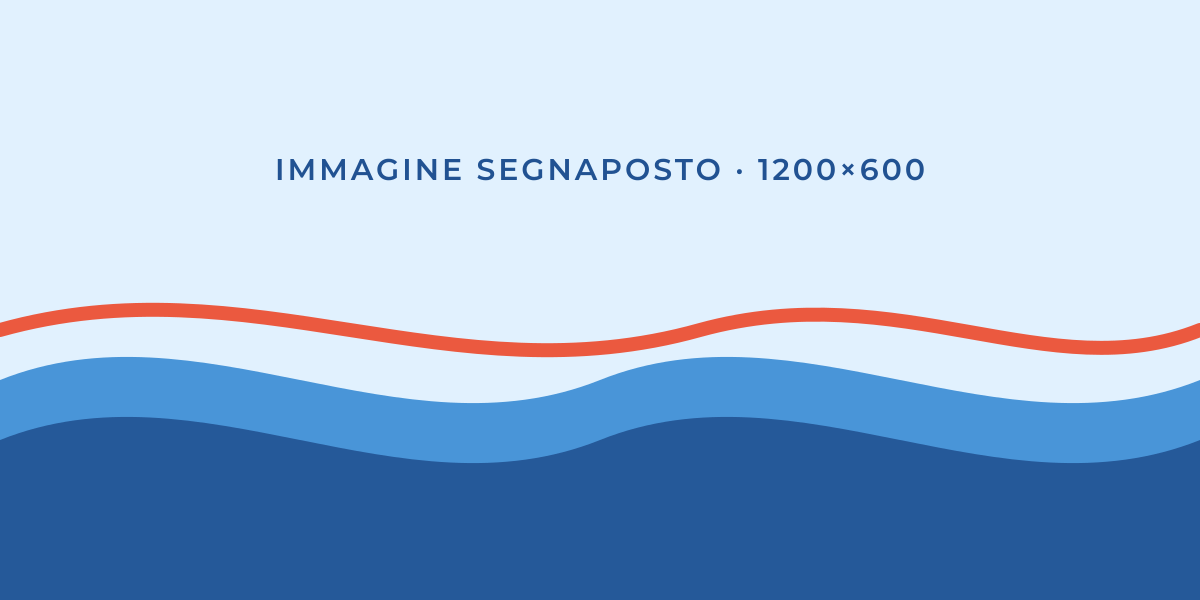 Immagine segnaposto con le onde del brand
